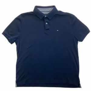 Tommy Hilfiger - Dark Blue Polo with Logo